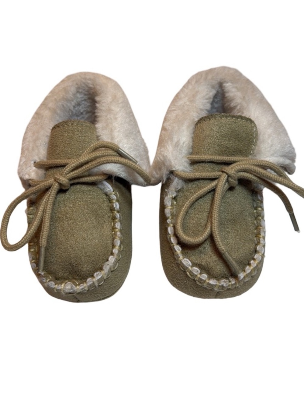 PatPat Baby Moccasin Booties Slippers Infant Child 6-9 Mos